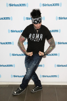 DJ Ashba at SiriusXM Studios on April 27, 2015 in New York City.