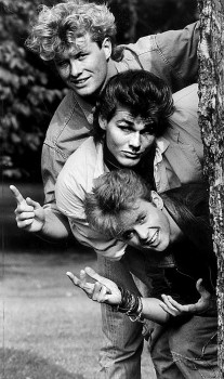 1985.  The Norwegian pop group A-Ha. From top: Magne Furuholmen, Morten Harket, and Paal Waaktaar. Photo: Knut Snare/Aftenposten/Scanpix Norway