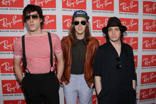 The Virgins: Donald Cumming, Nick Ackerman und Wade Oates (Photo by Bryan Bedder/Getty Images)
