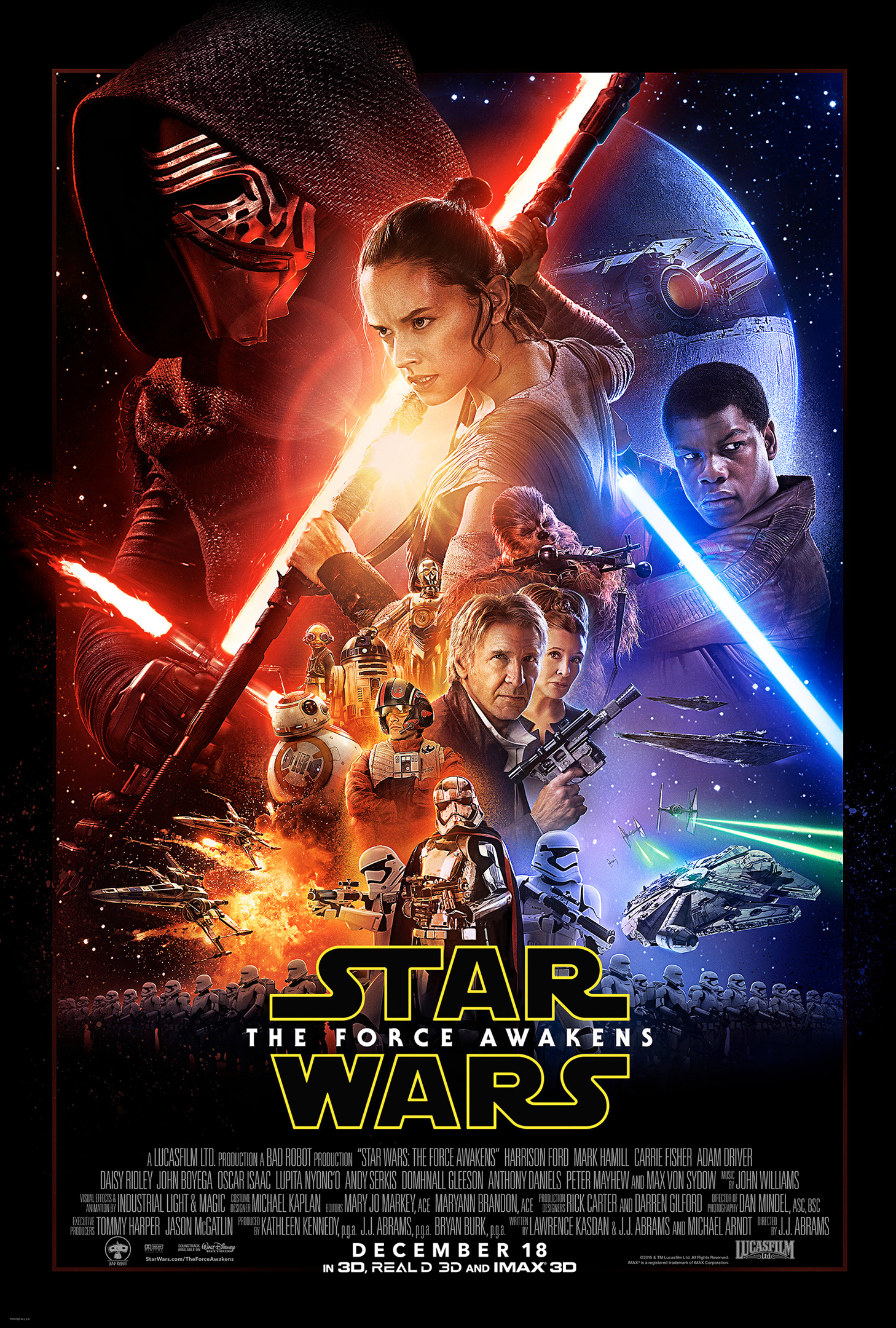 Das finale Filmposter zu „Star Wars: Episode VII - Das Erwachen der Macht“