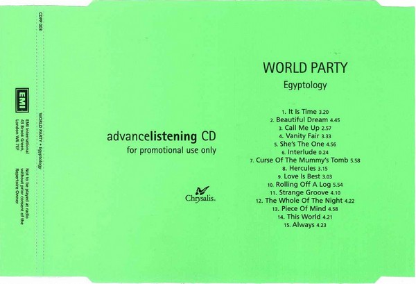 World Party - Egyptology