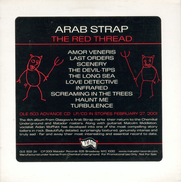 Arab Strap - The Red Thread
