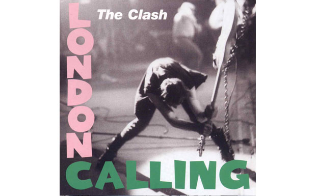 The Clash nahmen sich für 'London Calling' dann Elvis Rahmen - doch wurde die Gitarre hier nicht gespielt, sondern zerschmet