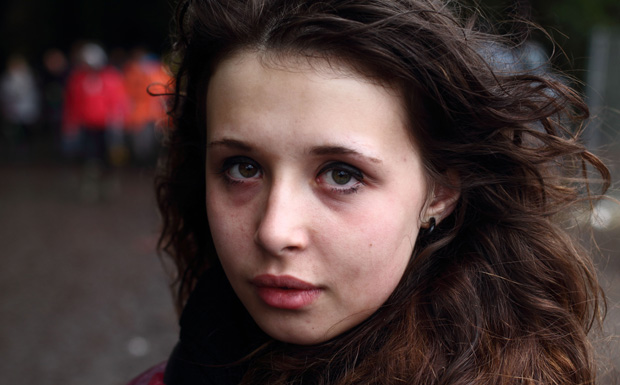 Erschöpft, aber glücklich.