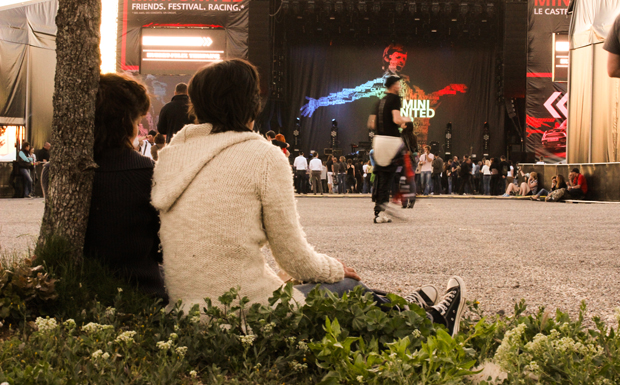 Warten auf den ersten Act des Tages...