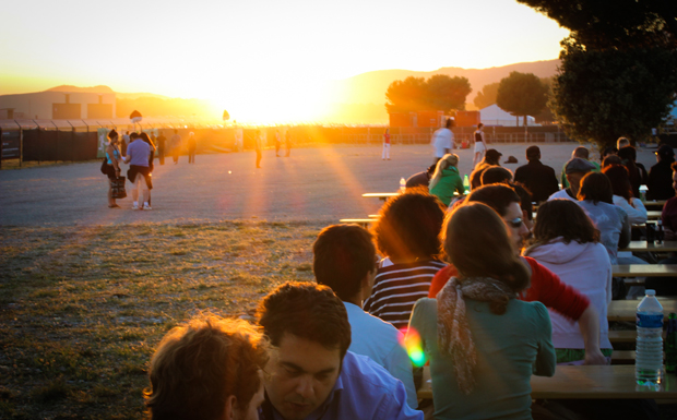 Nach Sonnenuntergang dann...