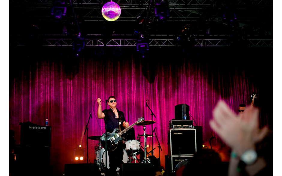 Die Afghan Whigs spielten im Dunkeln.