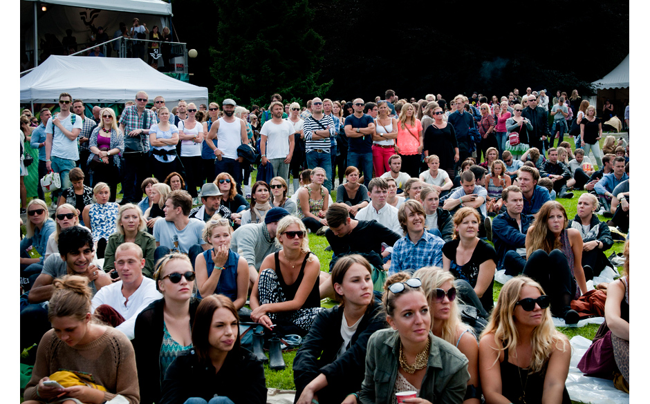 Oder auch mal sitzen und zuhören.