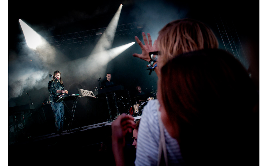 Diese Musik wurde glücklicherweise zu späterer Stunde gespielt.