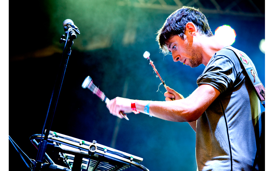 Der Rest der Band war eher schlicht unterwegs.