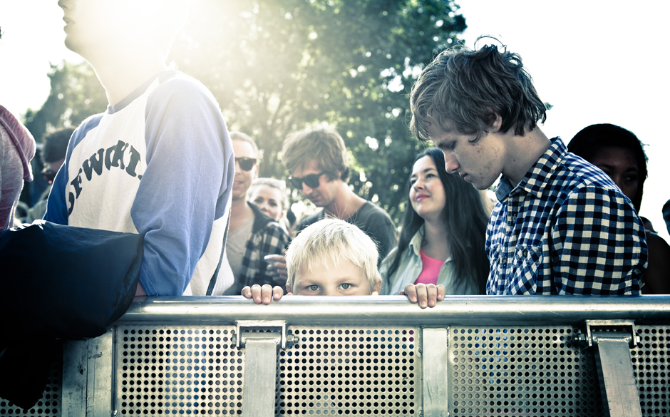 ...ein paar Meter weiter davor unser Festivalfotograf.