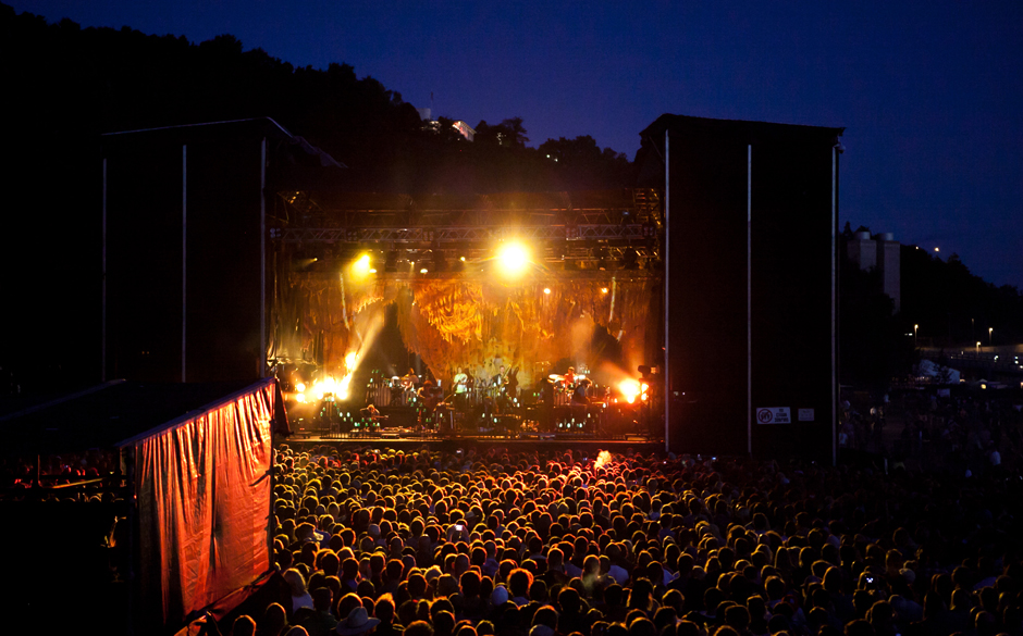 Der stimmungsvolle Abschluss des viertägigen Festivals: Bon Iver besorgte ihn - und hätte es nicht besser machen können.