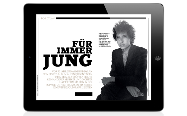 ... wurde iPad-gerecht aufgepimpt.