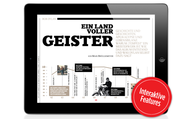 Auch unser großes Dylan-Special mit Kreativitätskurve...