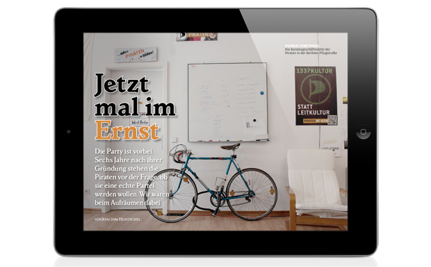 Joachim Hentschel war für uns backstage bei den Piraten.