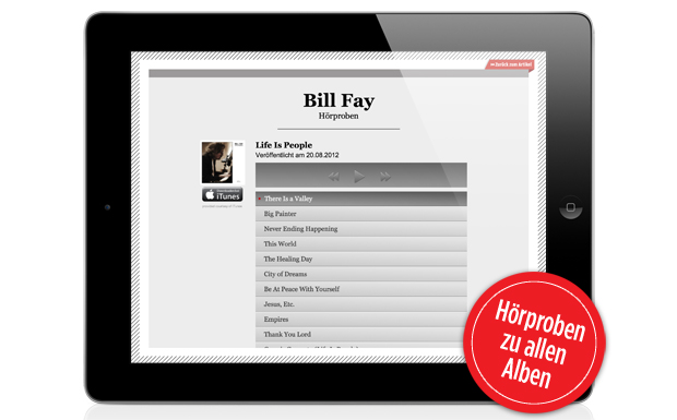 Zu allen besprochenen Künstlern gibt es Hörproben....