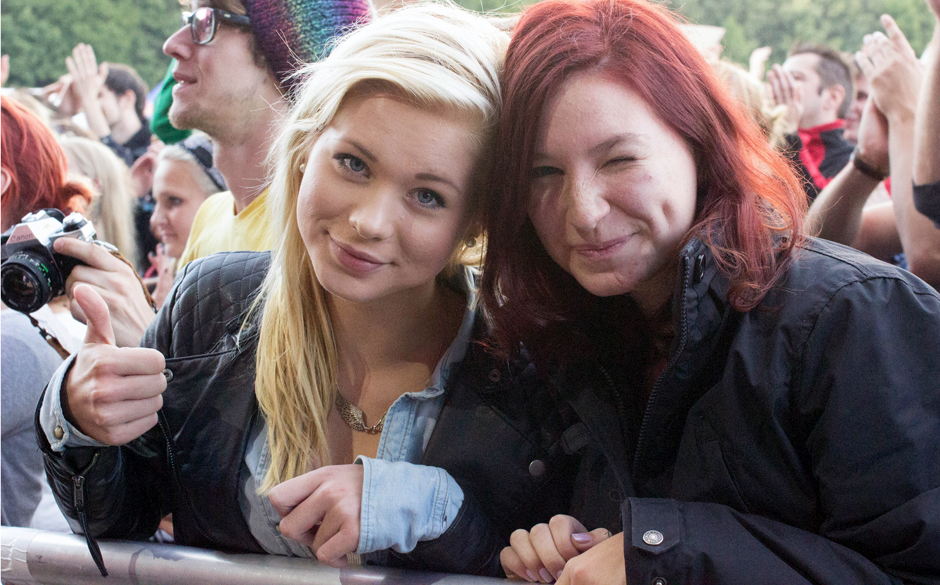 Blick in die erste Reihe.