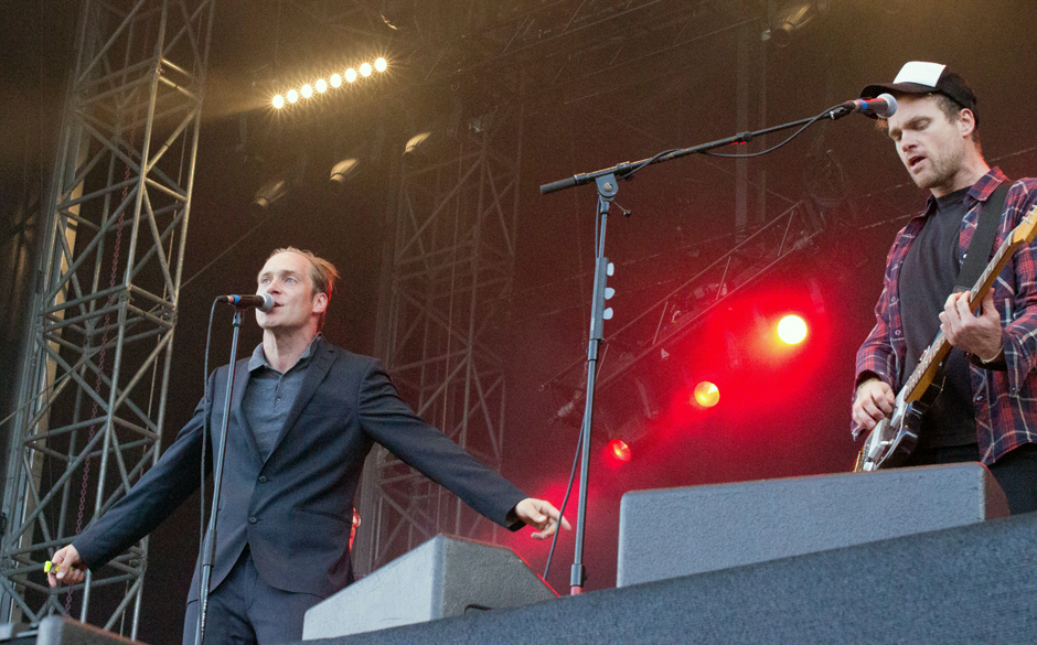 Für seine Show mit der eigenen Band warf sich Uhlmann in Schale.