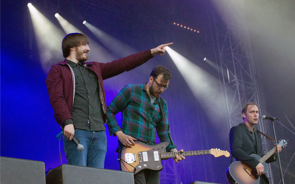 Erstaundlich, wie laut er bejubelt wurde,...