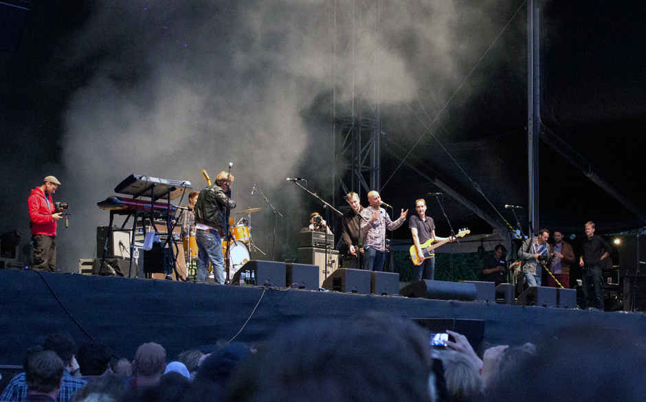 Und den hatte man da oben auf der Bühne.