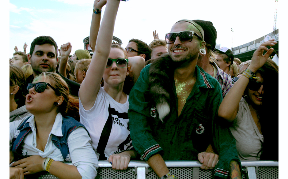 Blicke in die Crowd...