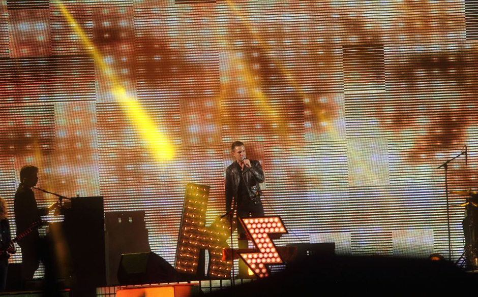 Brandon Flowers gab den Ton an.