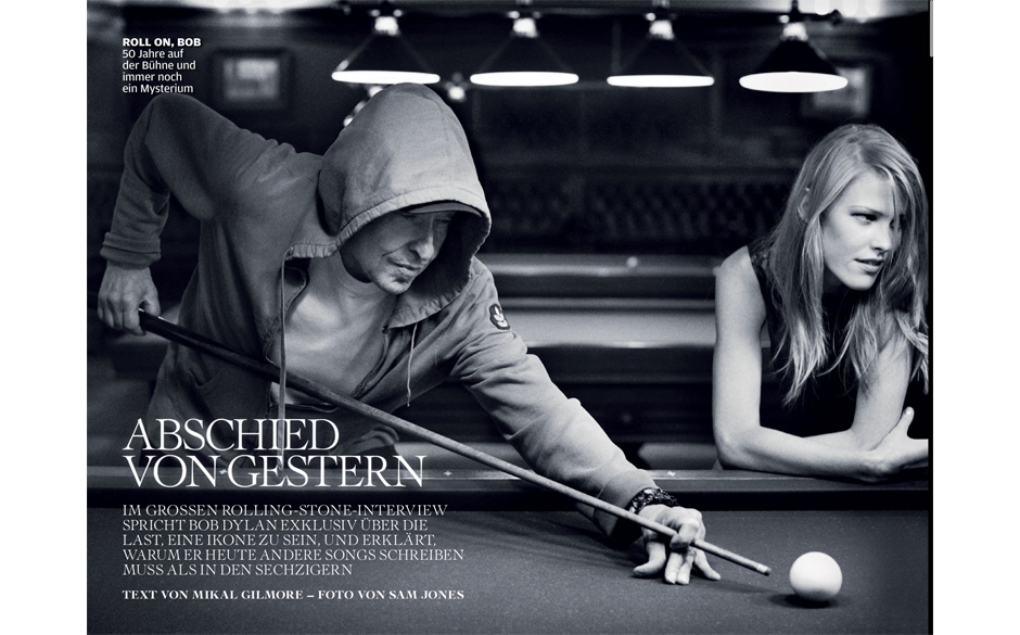 Das einzige Interview, das Bob Dylan zu seinem Album "Tempest" gegeben hat. Und ein Foto, auf das der Fotograf wahrlich st...