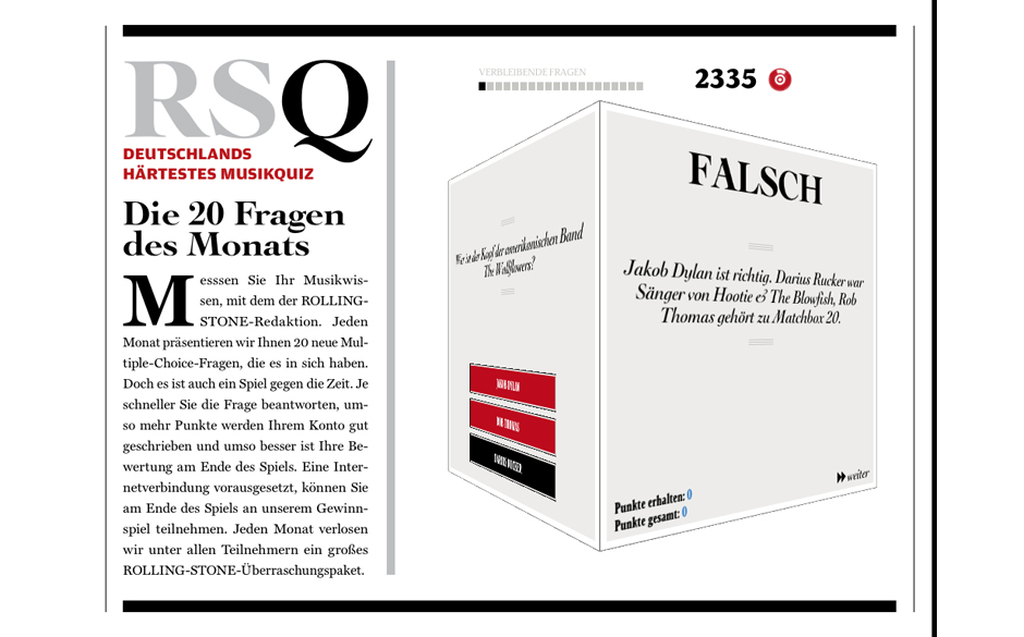 Der härteste Musikquiz des Landes - behaupten wir einfach mal so.