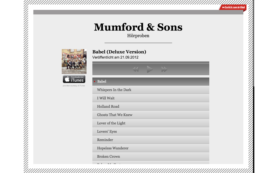 Zu allen Reviews gibt es Hörproben aller Albensongs.