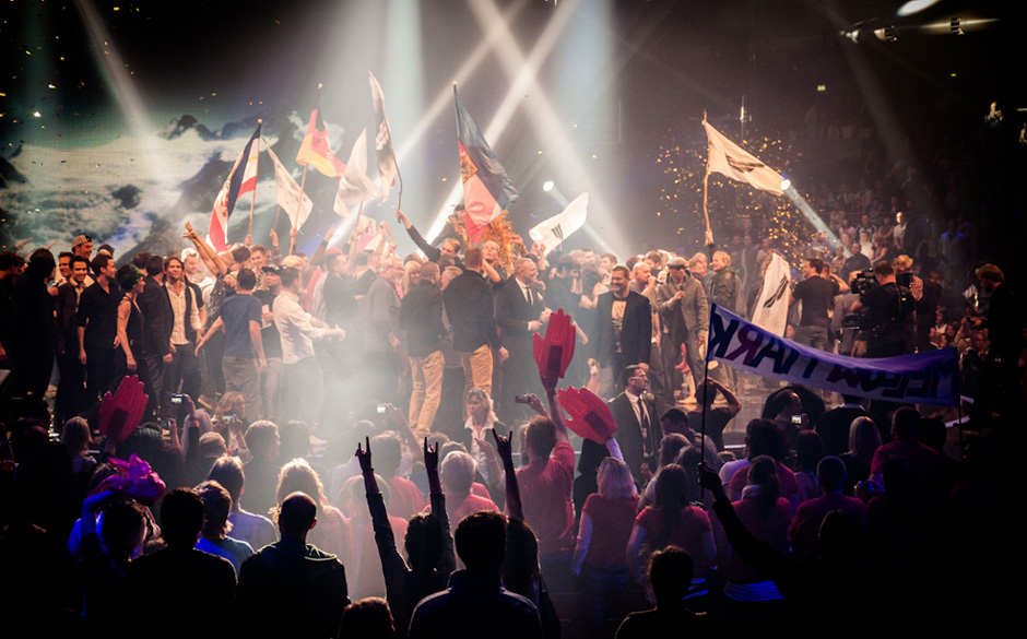 Am Ende jubeln die Teilnehmer – allen Buh-Rufen aus dem Publikum zum Trotz