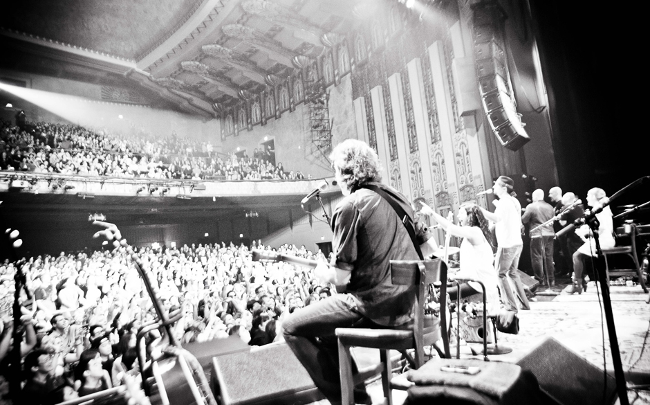 Show-Finale im Wiltern-Theatre.