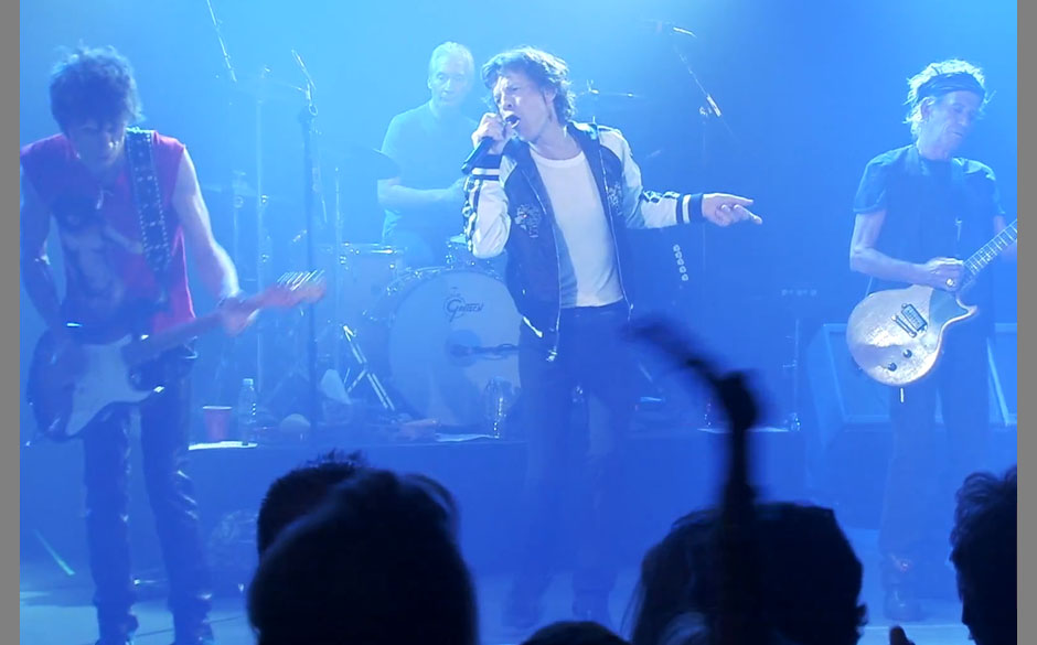 Die Rolling Stones bei ihrem Club-Konzert in Los Angeles