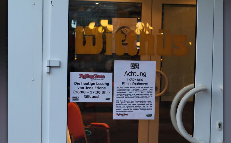 Das war schade. Jens wurde leider krank.