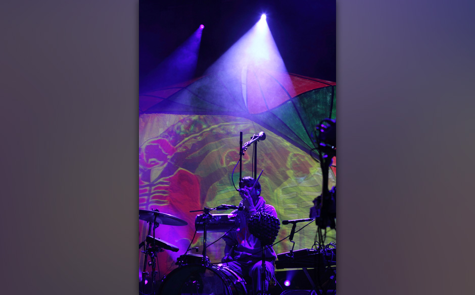 Knallbunt war's bei Animal Collective.