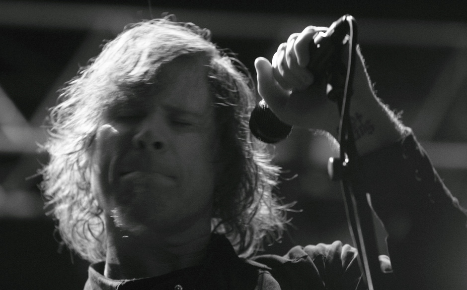 Hoch konzentriert war er in der Zeltbühne