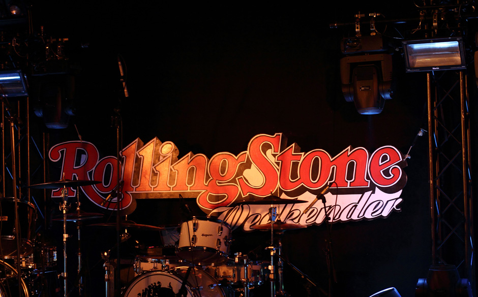 Gelegentlich war die Bühne auch leer und man konnte seinen Gedanken ohne Soundtrack nachhängen.