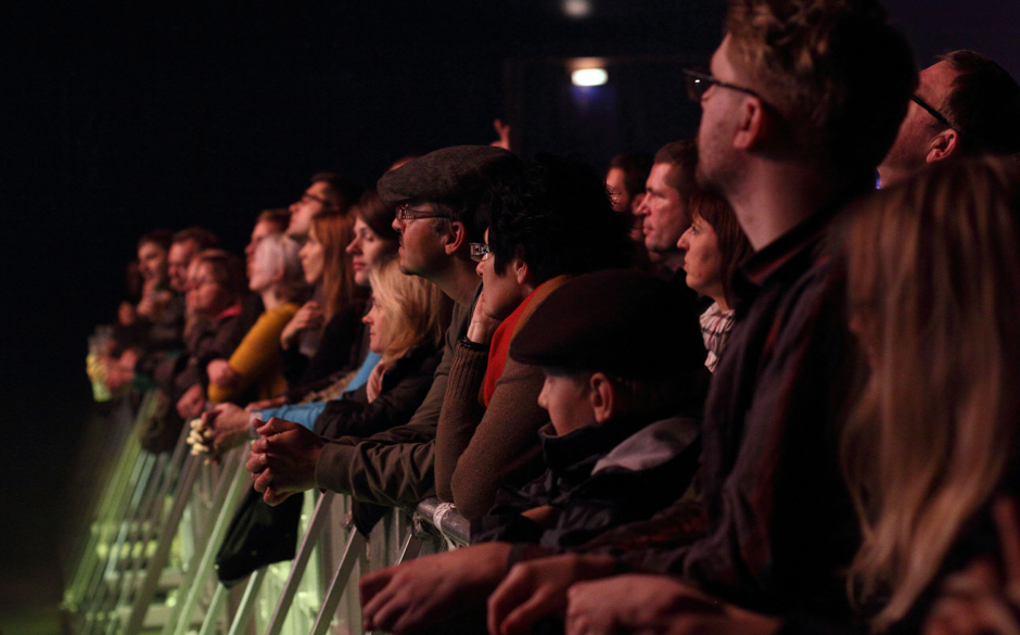 Das ist eine der besten Sachen am Weekender: Kein Gedrängle und Geschubse aus den hinteren Reihen.