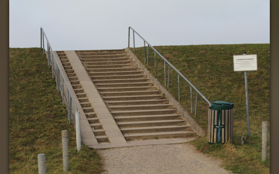 Wohin führt noch einmal diese Treppe? Ans Meer?