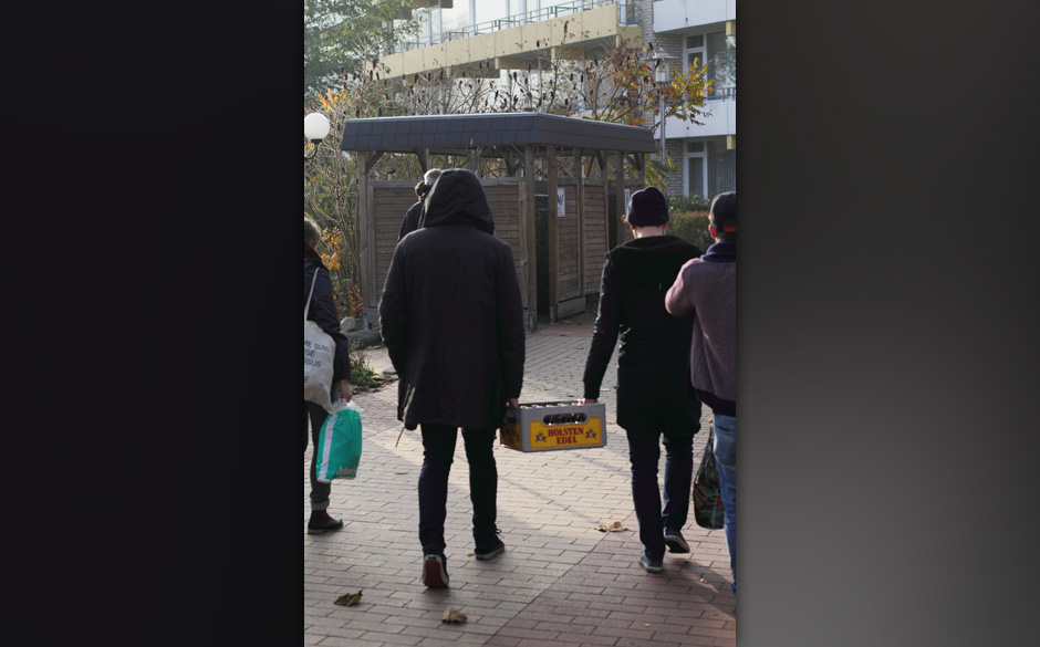 Nach den Tindersticks holt man sich eben npch die Verpflegung fürs Wochenende