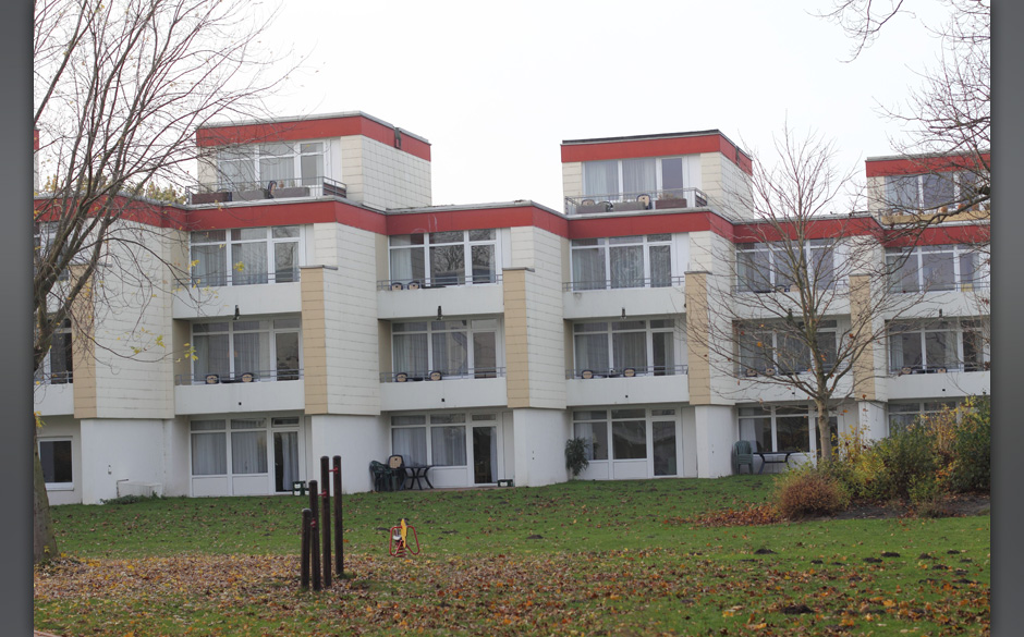 So sahen die Unterkünfte von außen aus.