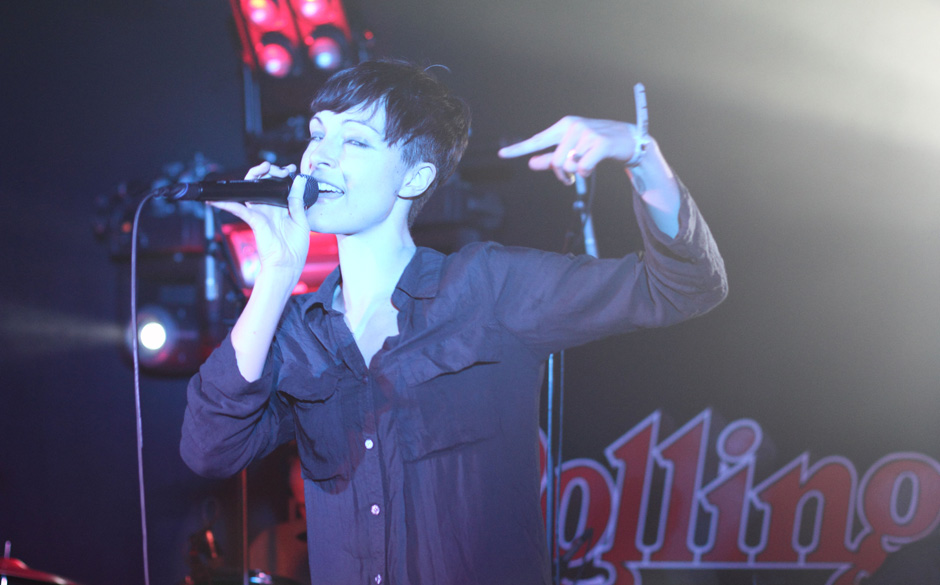 Trotz der eher nachdenklichen Stimmung rockte Channy über die Bühne.