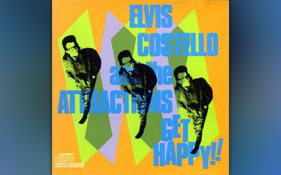 97. Elvis Costello - "Get Happy!!"
(Demon, 1980)
Engländer, Weißer, Intellektueller: Elvis Costello nahm seine erste mus...