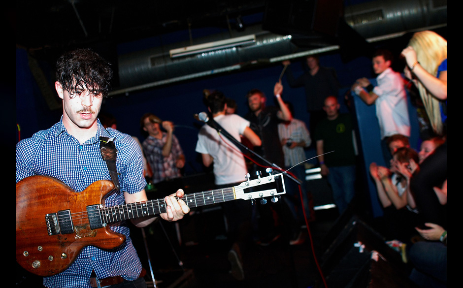 Foals performing at the Plug in Sheffield