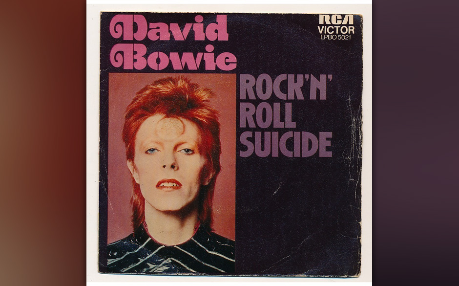 28. Rock'n'Roll Suicide. „Time takes a cigarette...“ Bowies hübscher Rock-Chanson beendet die „Ziggy-Stardust“-Op...