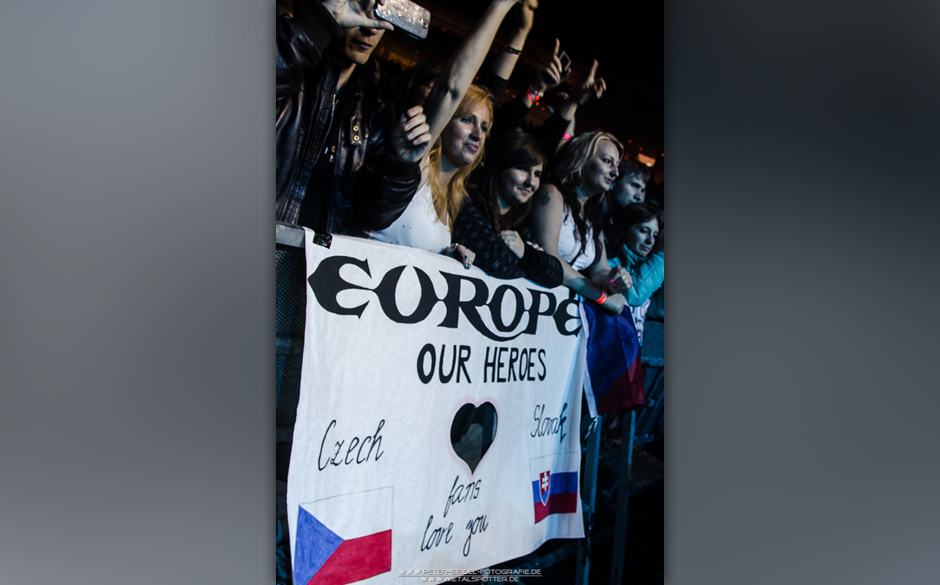 Europe beim HiRock Festival 2013