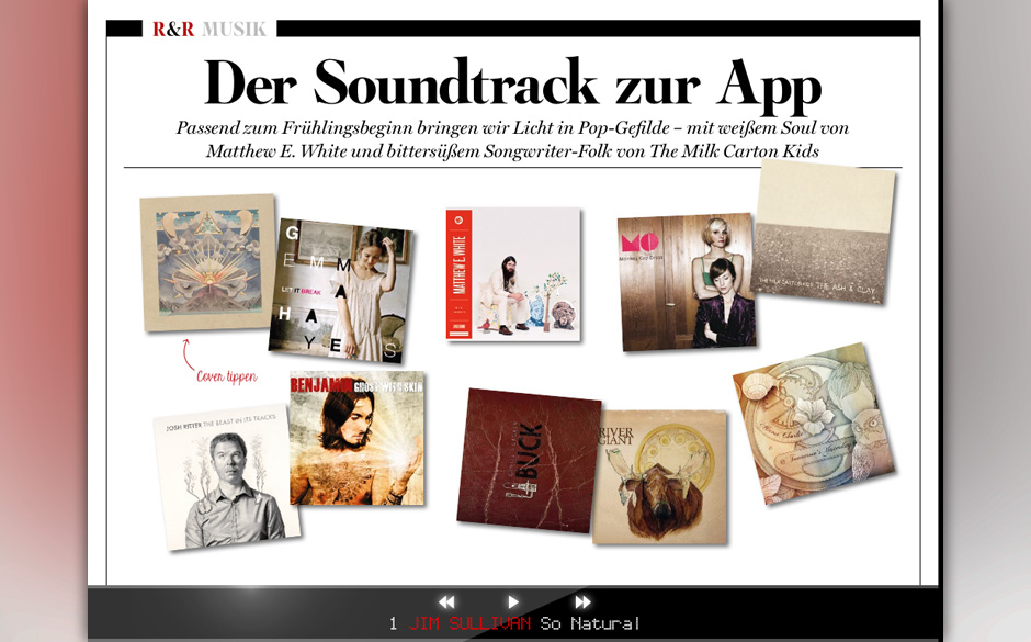 Der Soundtrack zur App.