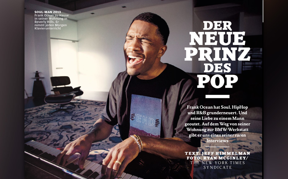 Frank Ocean: Der neue Prinz des Pop.