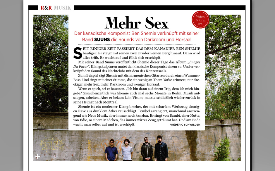 Mehr Sex.