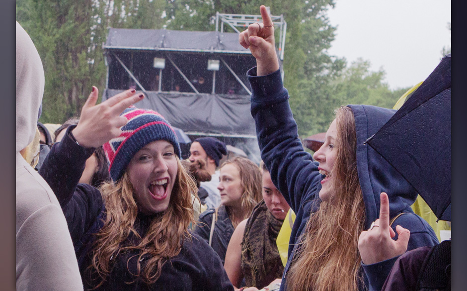 Trotz Regen - den Zuschauern hat's gefallen.
