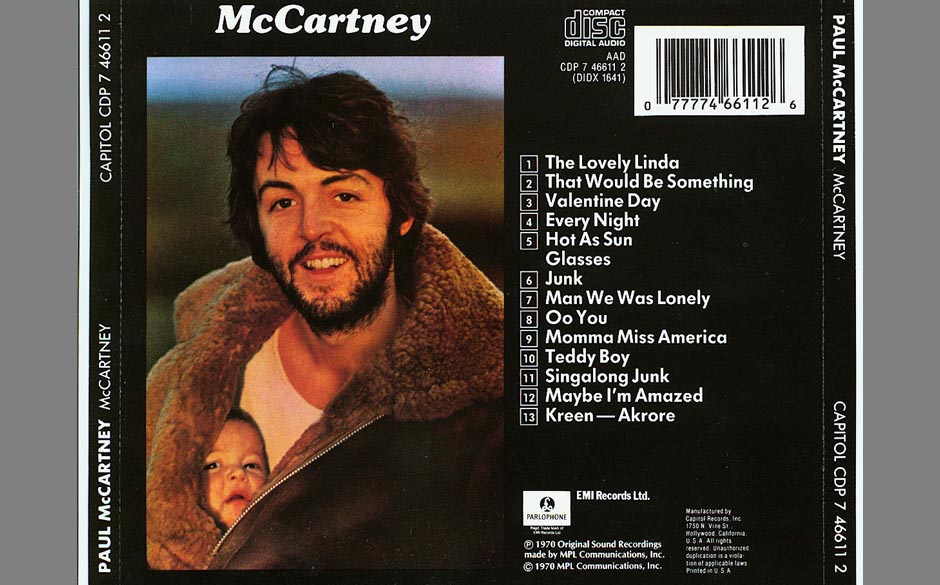 6. Junk (Auf „McCartney“, 1970). Dieser Song von fast beiläufiger Schönheit und tiefer Melancholie wäre beinahe sch...